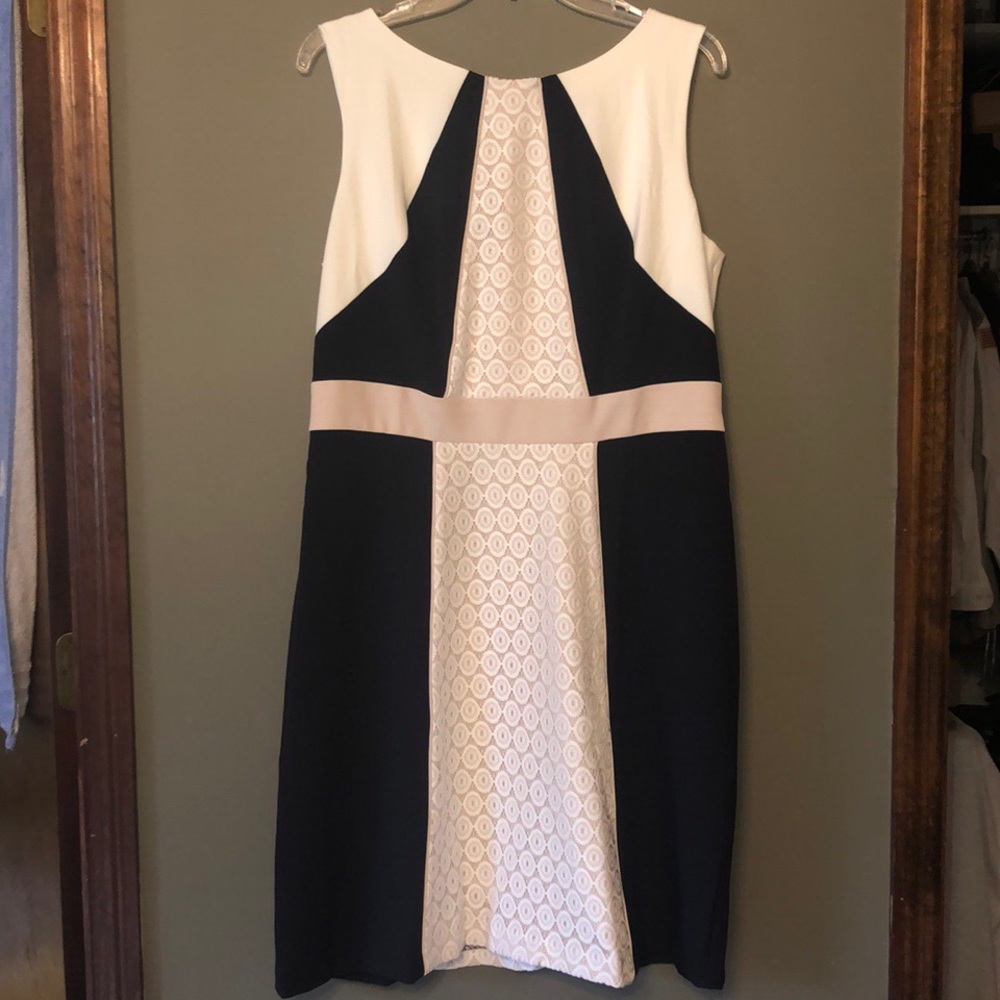 Dress Barn lined slightly above the knee dress.